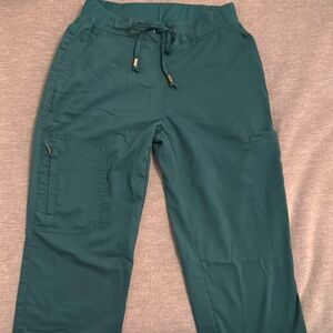 Hunter Green Scrub Pants